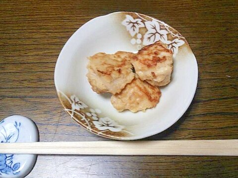 鶏のささみの味噌マヨ焼き